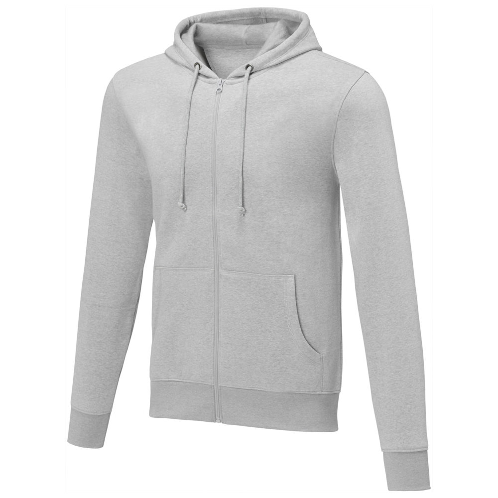 Theron Herren Kapuzenpullover mit Reißverschluss - heather grau