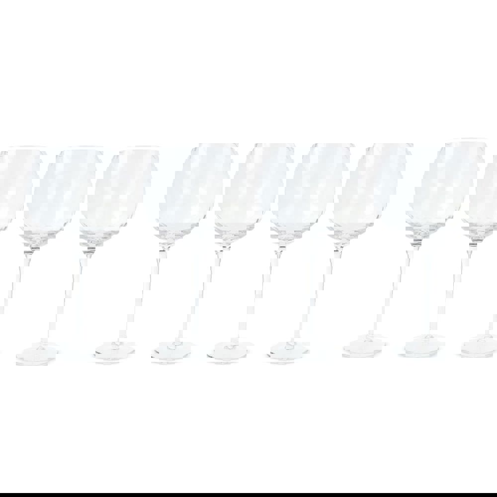 Byon Opacity 4er-Set Weingläser mit stilvollem Glasmuster 470ml