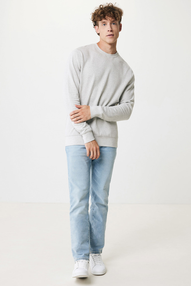 IQONIQ Denali recycled cotton crew neck undyed