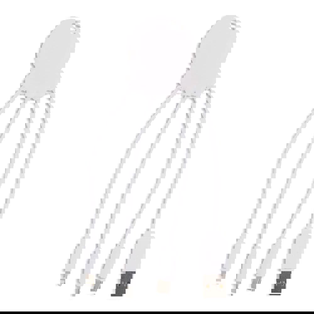 2087 | Xoopar Eco Octopus Charging cable - White