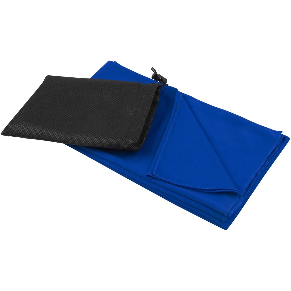 Lucas RPET sport towel 70x140 cm - Royal blue