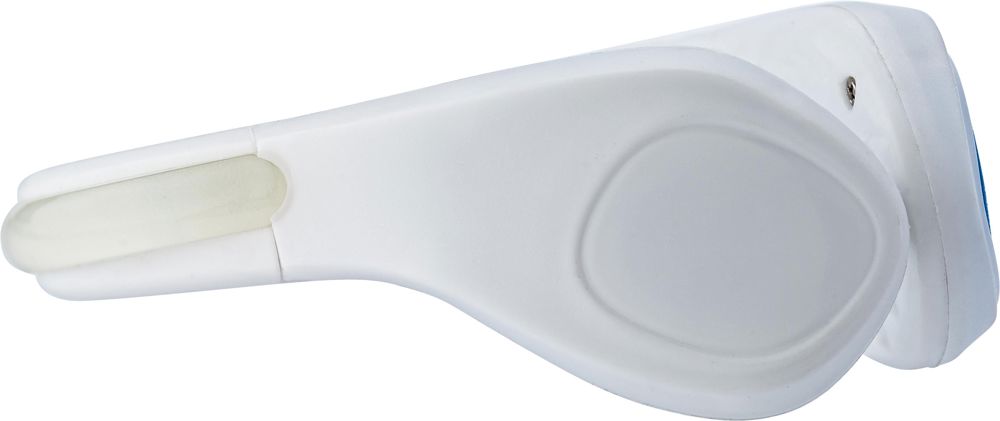 ABS and silicone shoe clip Rosanna - White/Red