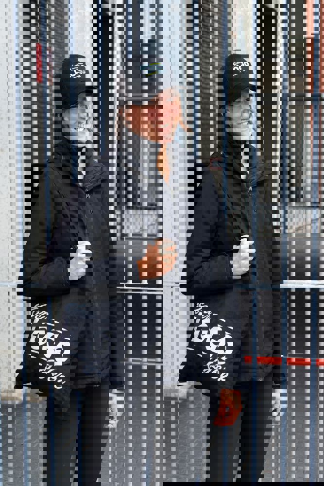 Baumwolltasche mit langen Henkeln, 140 gr/m²