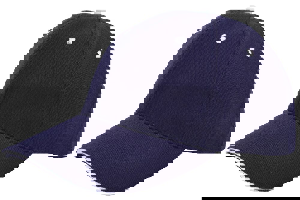 Brushed sandwich cap - Navy (PMS 533c) / White