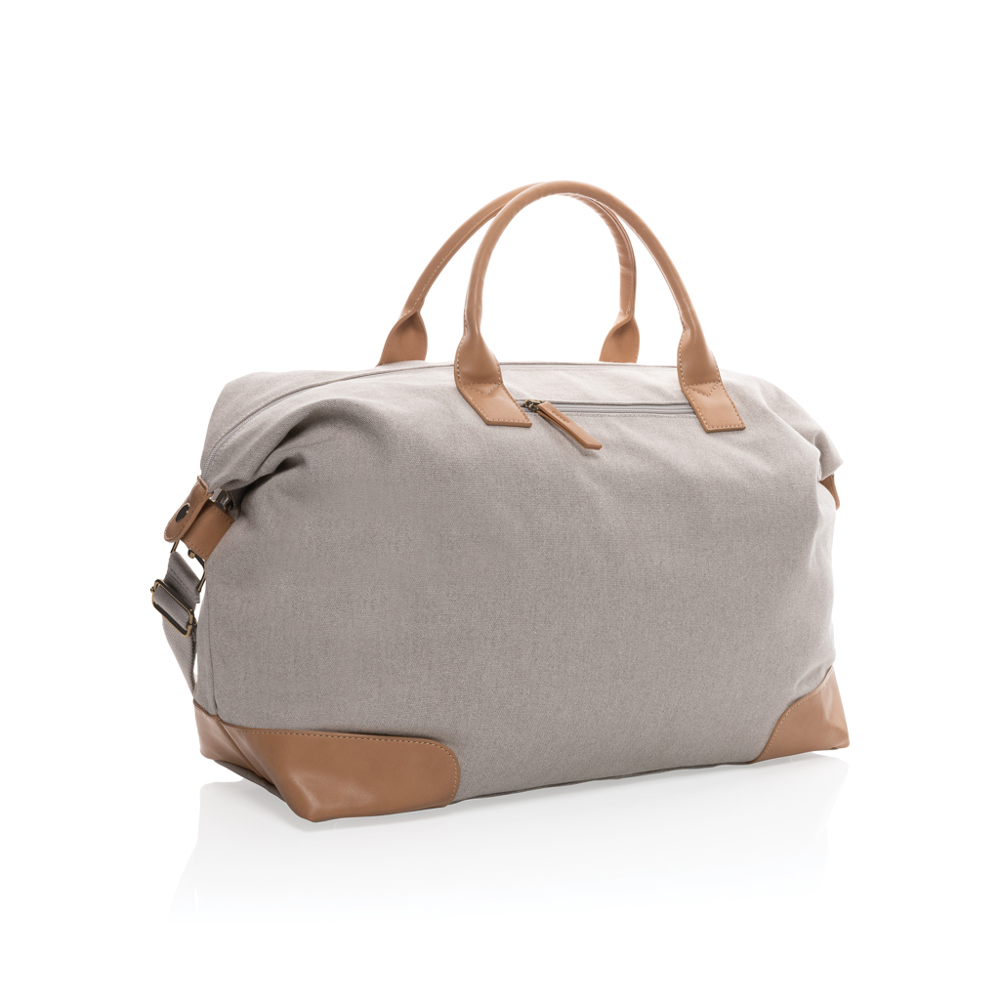 Impact AWARE™ 16 oz. rcanvas large weekend bag - grey (± PMS 7538)
