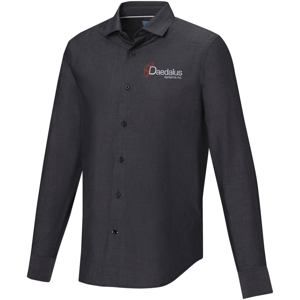 Cuprite long sleeve men's organic shirt