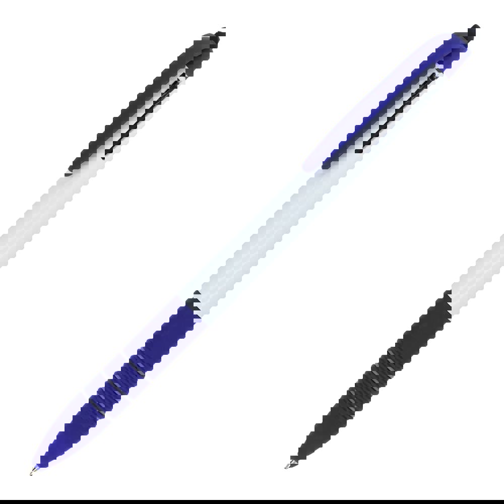3-colour pen Berlin - White / Dark blue