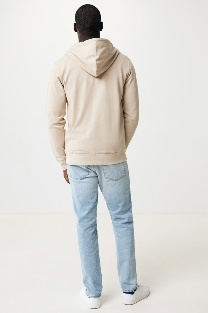 IQONIQ Abisko recycled cotton zip through hoodie