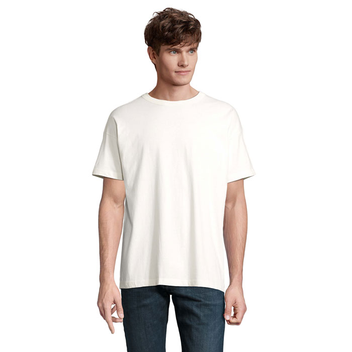 BOXY MEN - BOXY MEN T-SHIRT OVERSIZE - Cremefarben