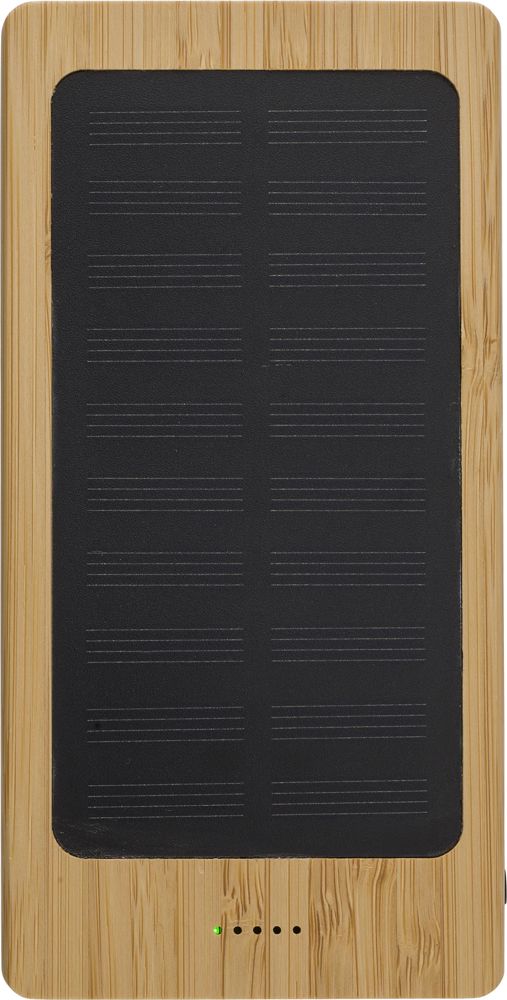 Bamboo solar power bank Joan - bamboo
