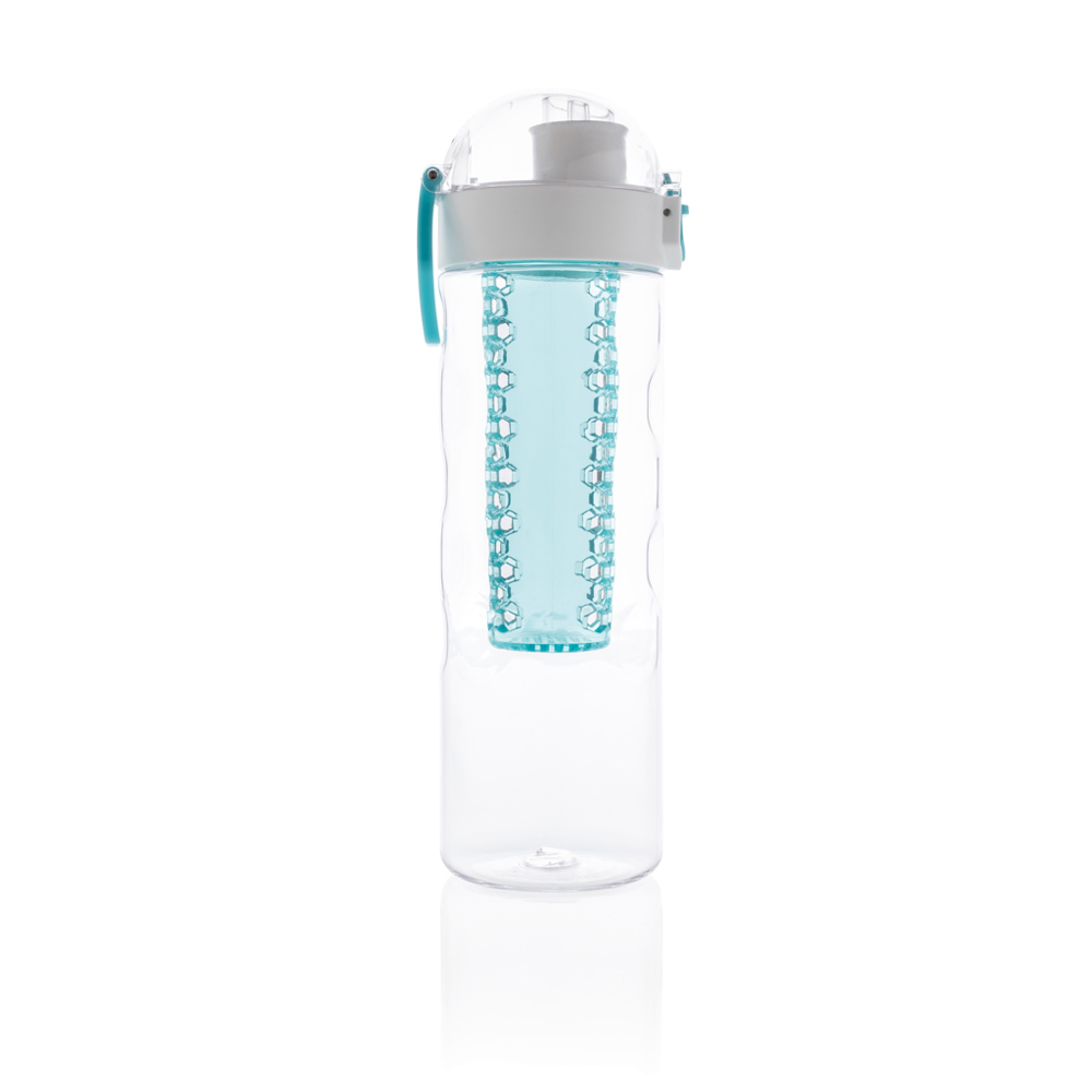 Honeycomb afsluitbare lekvrije waterfles met infuser