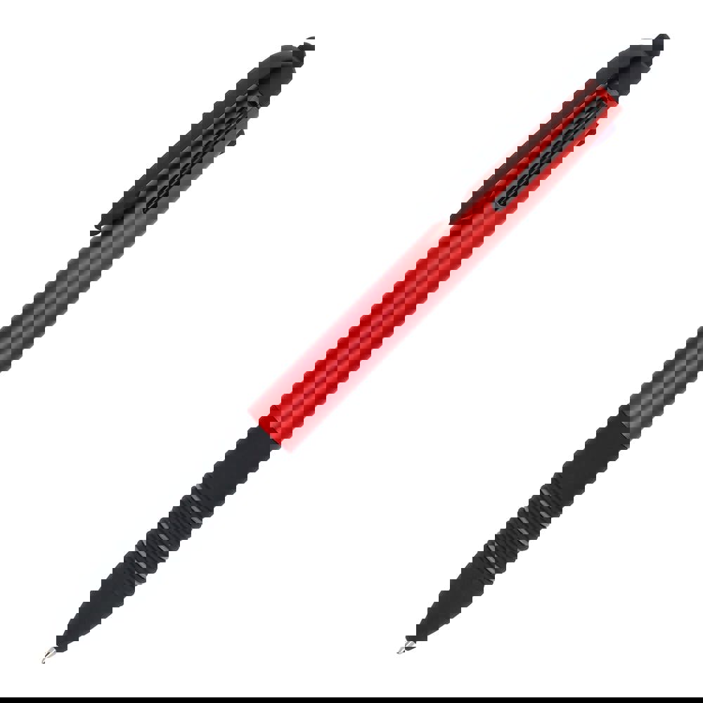 3-colour pen Elegant - Red