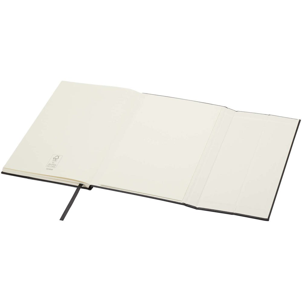 Alejandra A5 notitieboek met harde kaft van gerecycled gelamineerd leer