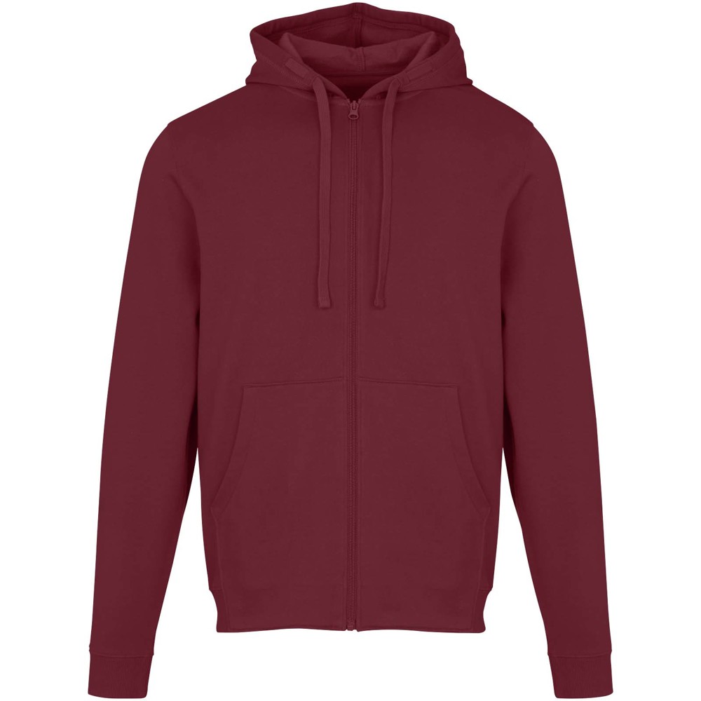 Jasper 280 g/m² unisex full-zip hoodie van OCS gerecycled organisch katoen