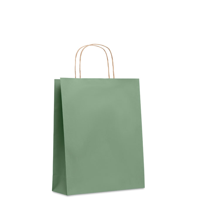 PAPER TONE M - Medium Gift paper bag 90 gr/m² - green
