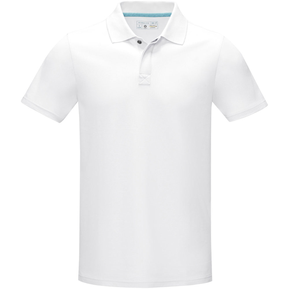 Graphite short sleeve men’s organic polo