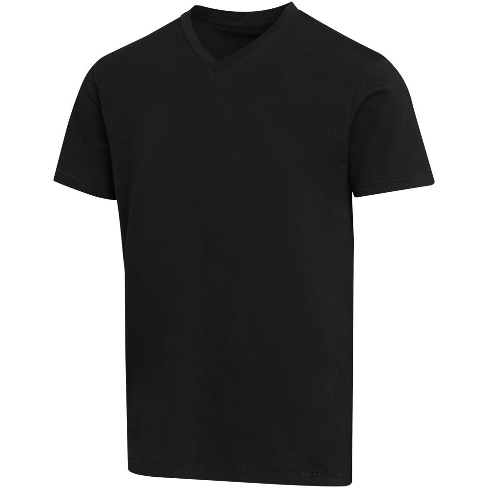 Balfour 200 g/m² short sleeve v-neck unisex OCS organic t-shirt - Black