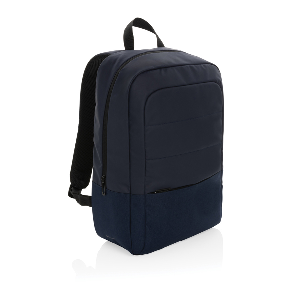 Armond AWARE™ RPET 15.6 inch standard laptop backpack - navy (± PMS 4280C)