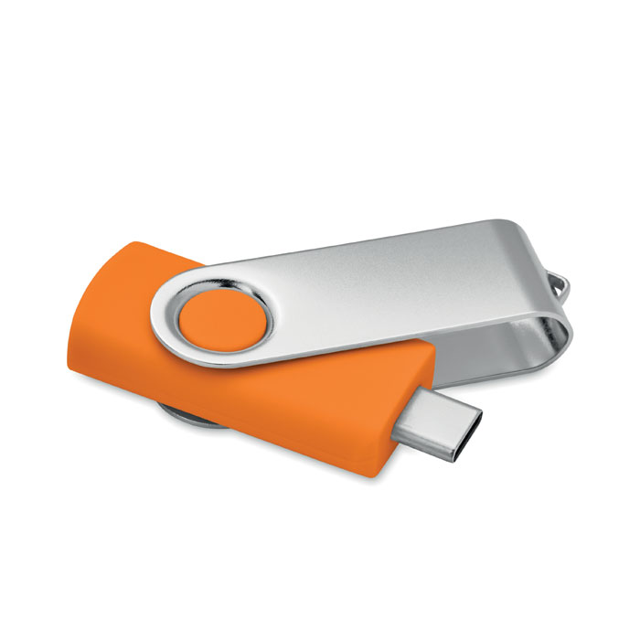 COLODRI - 16GB USB flash 3.0 type-C MO1401 - orange