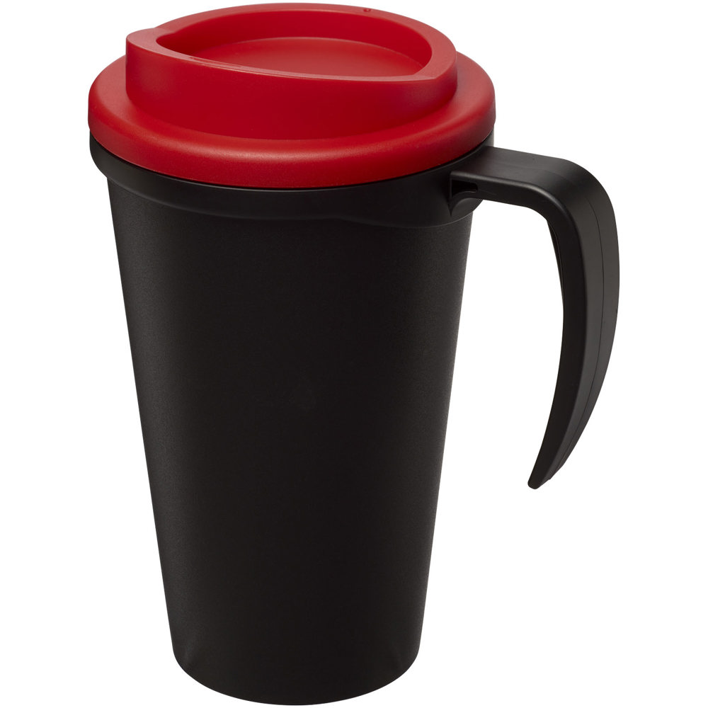 Americano® Grande 350 ml insulated mug - Black, Red