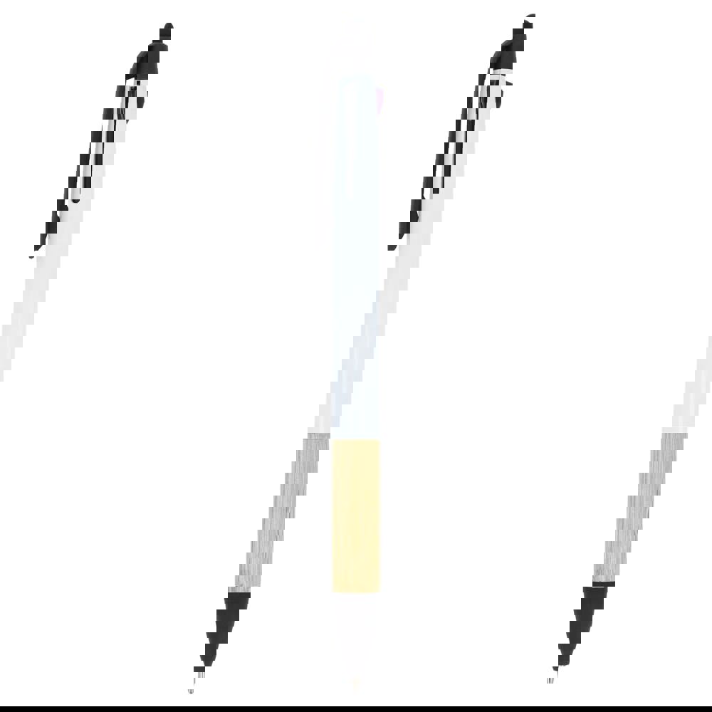 3-colour pen with bamboo grip