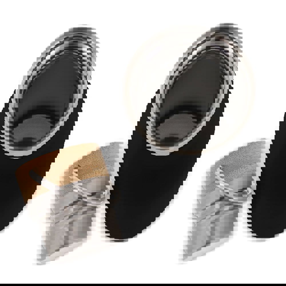 Isolier-Flasche mit Bambusdeckel, 500ml