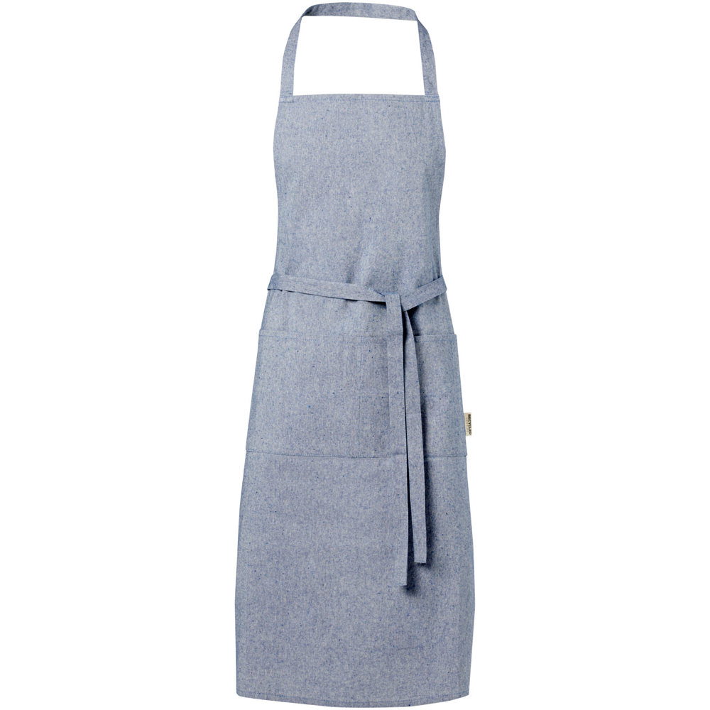 Pheebs 200 g/m² recycled cotton apron - Heather blue