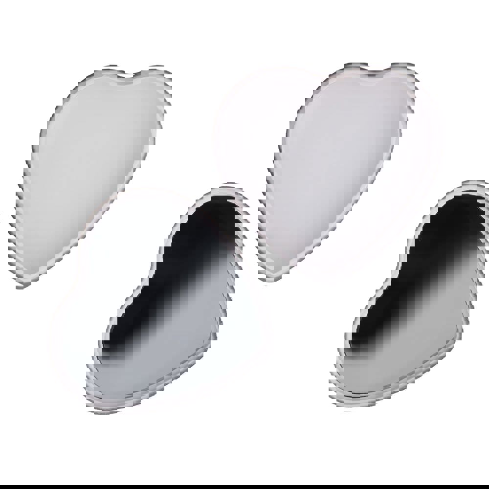 Flat metallic Heart shape lipbalm