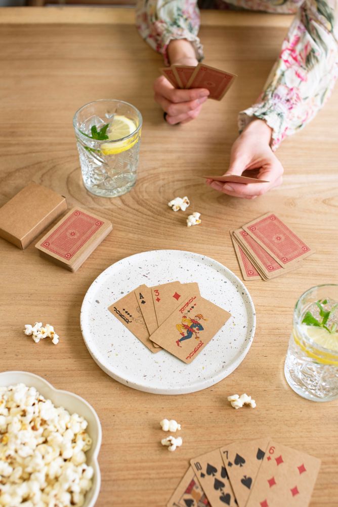 Gerecyclede kartonnen kaartspellen Arwen