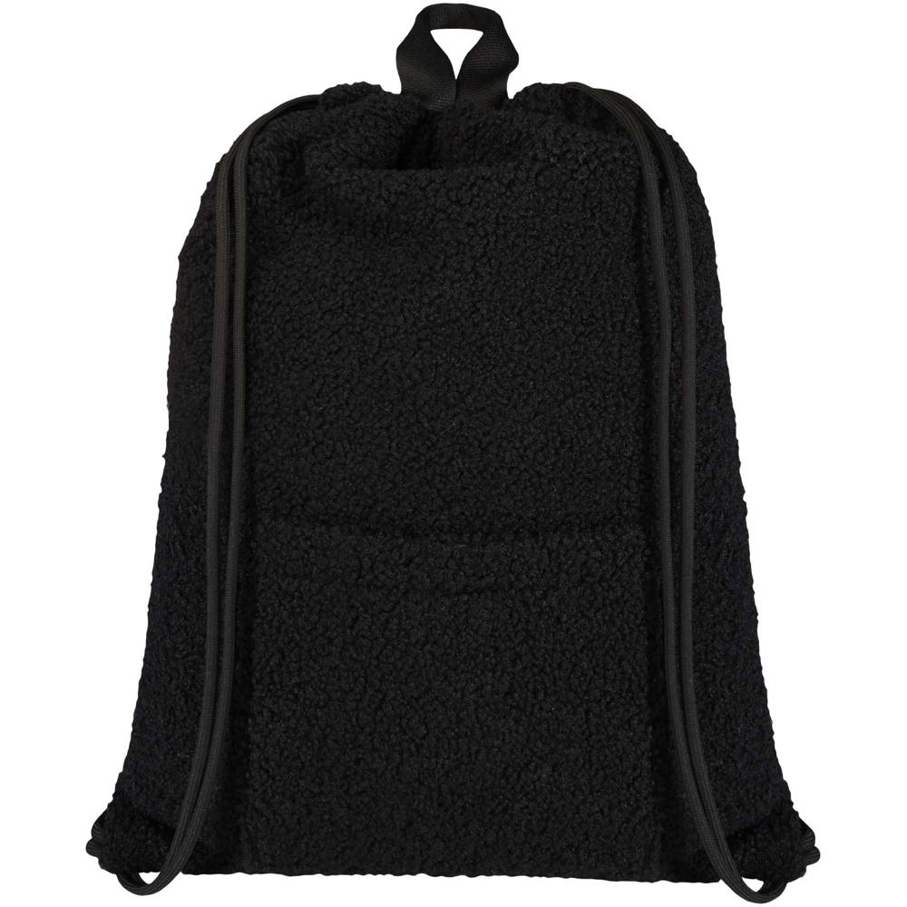Bear GRS recycled sherpa drawstring backpack 9L