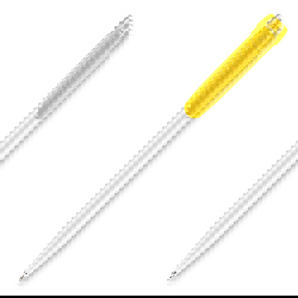 Ball pen IProtect hardcolour - White / Yellow