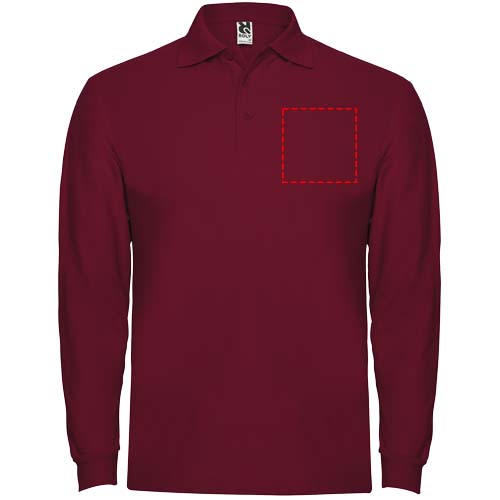 Estrella long sleeve men's polo