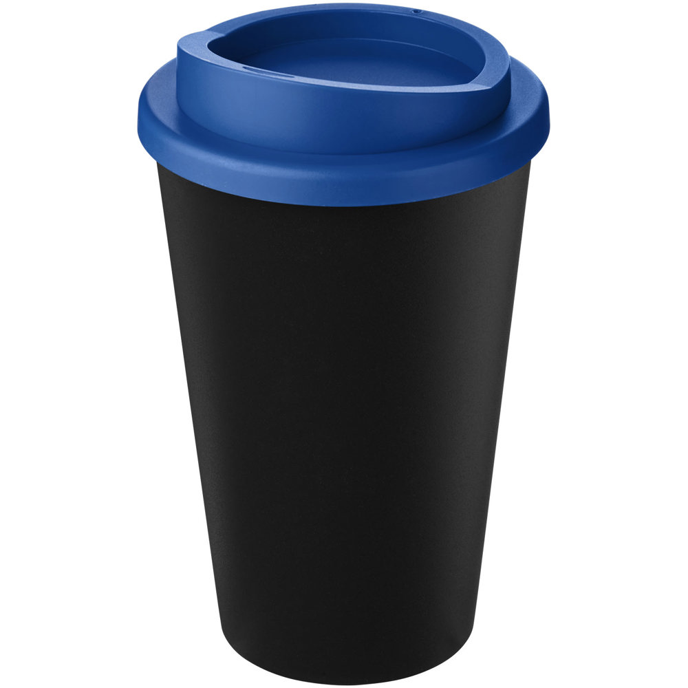 Americano® Eco 350 ml recycled tumbler - Black, Mid Blue
