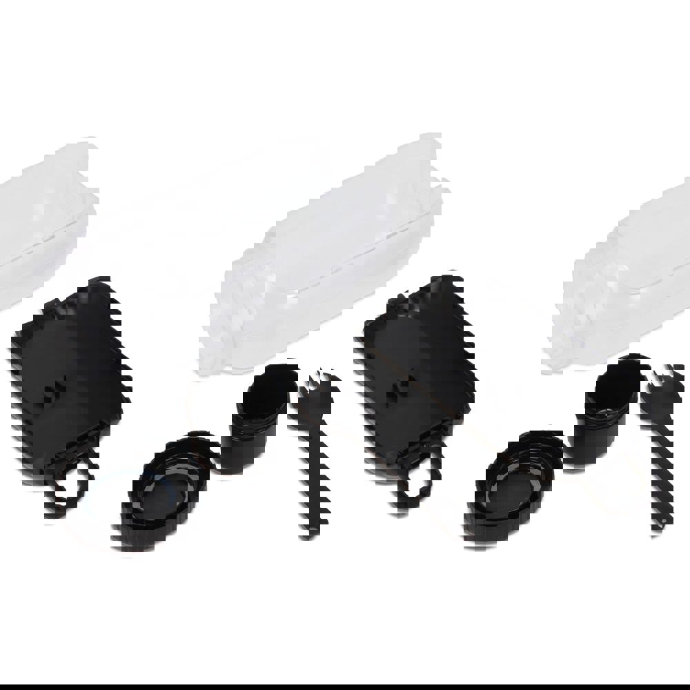 Alles-in-één Lunchkom met Sausvakje en Lepel-Vork