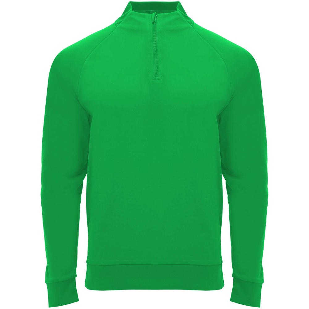 Epiro long sleeve kids quarter zip sweatshirt - Fern green