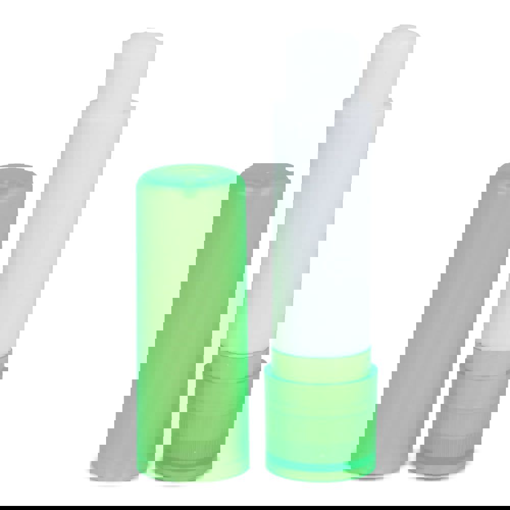 Classic lipbalm stick recycled materials - Ecru / Green