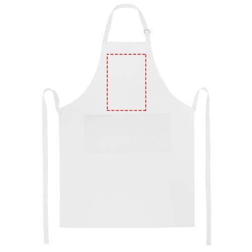 Andrea 240 g/m² apron with adjustable neck strap