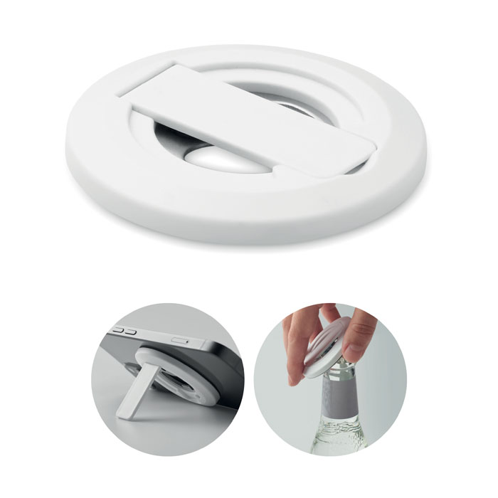 DOSENUNO - Phone holder and bottle opener - White