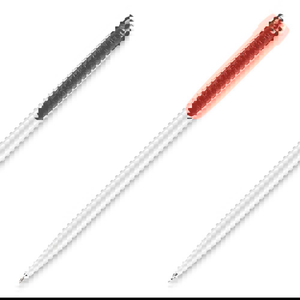Ball pen IProtect hardcolour - White / Red