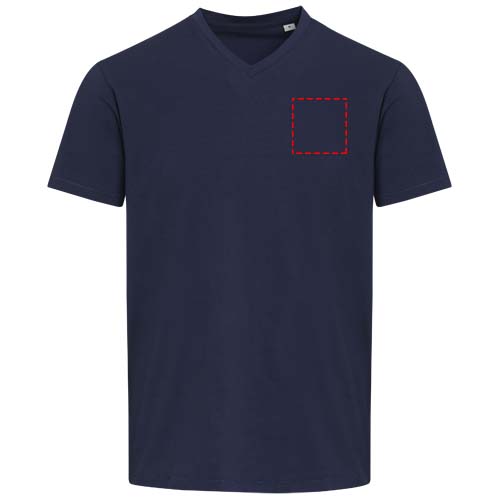 Balfour 200 g/m² short sleeve v-neck unisex OCS organic t-shirt