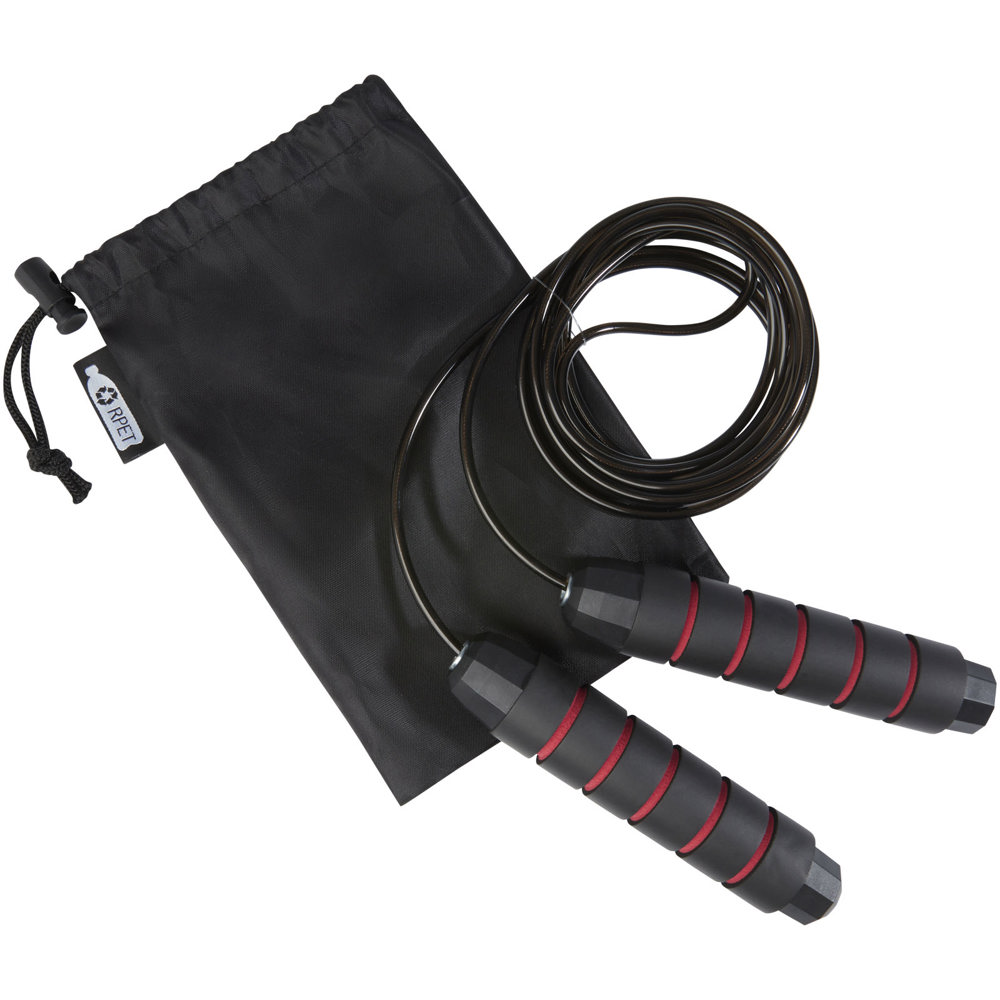 Austin soft skipping rope in recycled PET pouch
