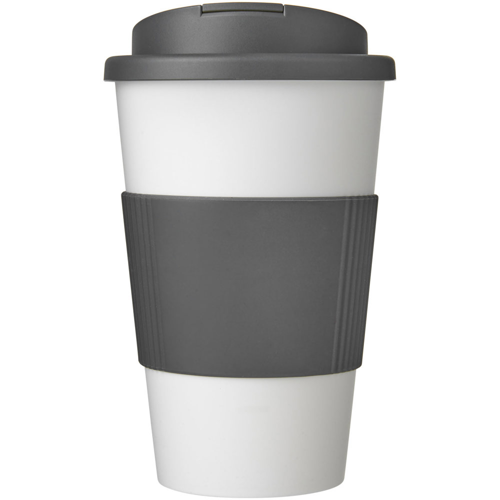 Americano® 350 ml tumbler with grip & spill-proof lid
