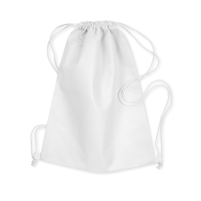 DAFFY - 80gr/m² nonwoven drawstring - White
