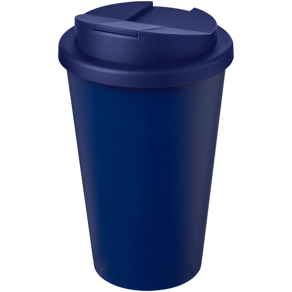 Americano® Eco 350 ml recycled tumbler with spill-proof lid - Blue