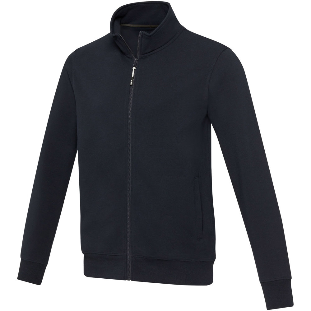Galena unisex Aware™ recycled full zip sweater - Navy