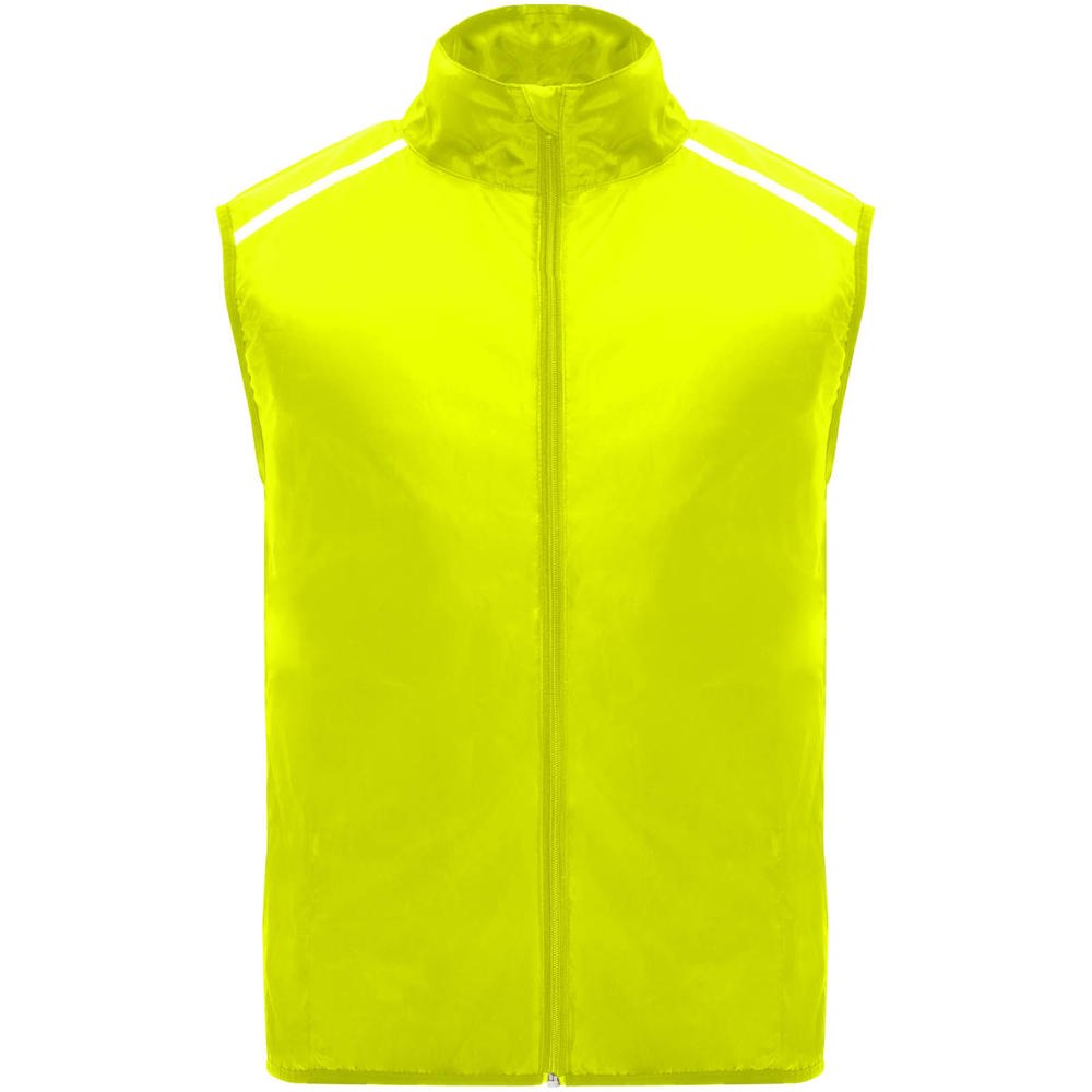 Jannu unisex lightweight running bodywarmer - Fluor Yellow