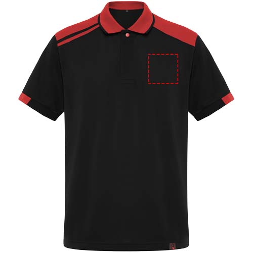 Samurai 160 g/m2 unisex antibacteriële polo met korte mouwen 