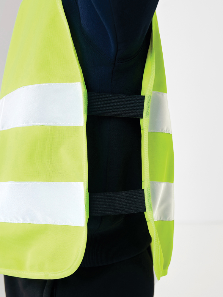 Sicherheitsweste aus GRS recyceltem PET 7-12 Jahre