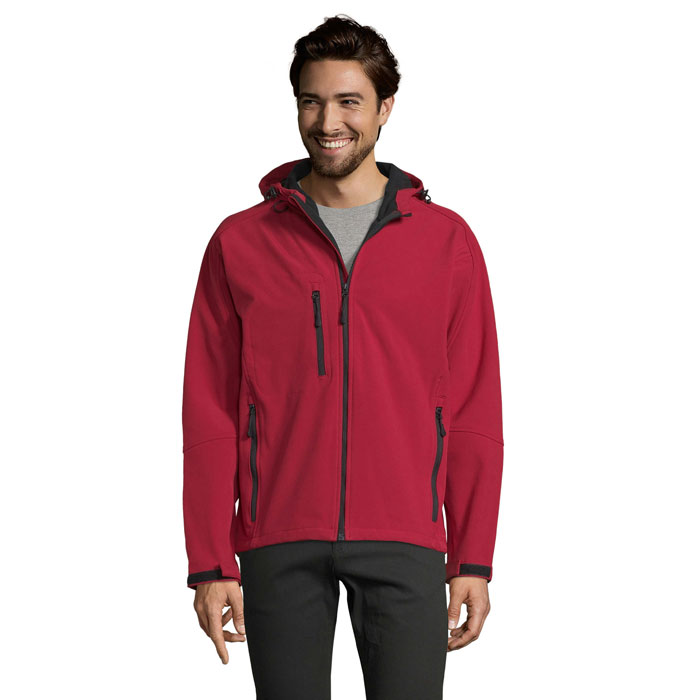 REPLAY MEN - REPLAY HERREN SOFTSHELL - Pepper Red