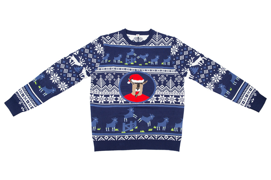 Weihnachts- und Winterpullis Recyceltes Material